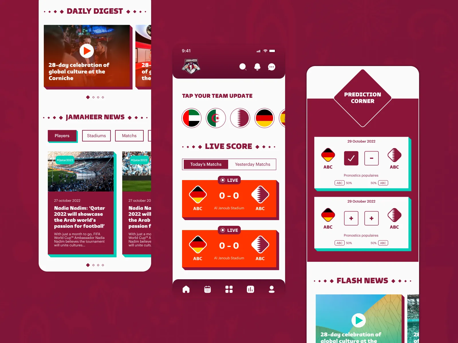 Jamaheer Sports App